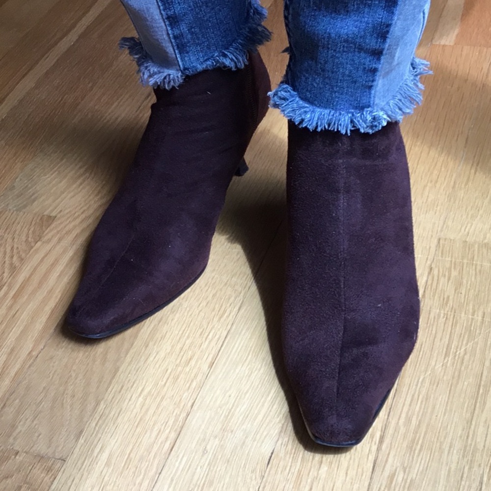 Impo, stretch, suede-like, ankle boots